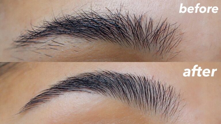 How to groom and shape eye brows in 3 easy steps.
