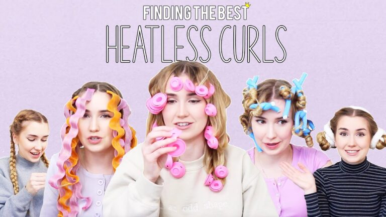 5 Overnight heat less hair curling and waving methods.