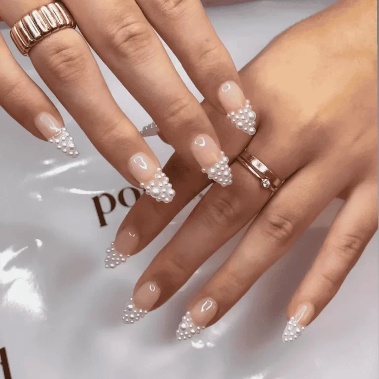 30 Latest Pearl Nails You’ll Love To Try In 2022