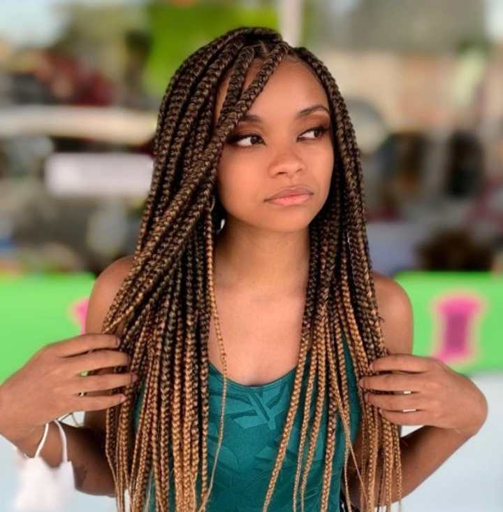 How to Style Box Braids: 25 Unique Styles | Passion for Fashion