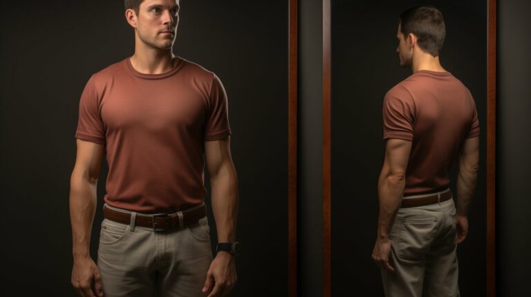 How do you dress with a beer belly?