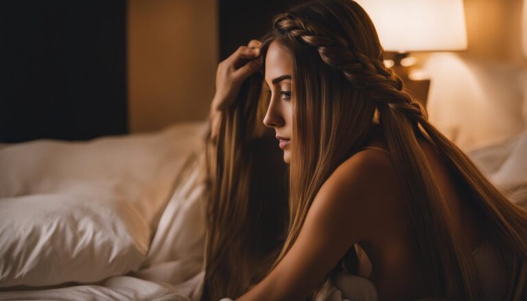 Is it good to braid your hair at night?
