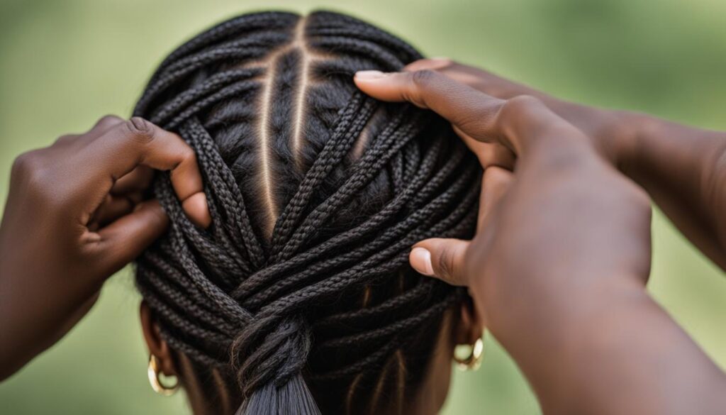 Safely remove braids Safely remove braids