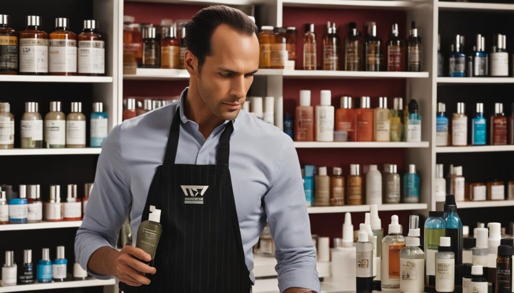 man managing receding hairline man managing receding hairline