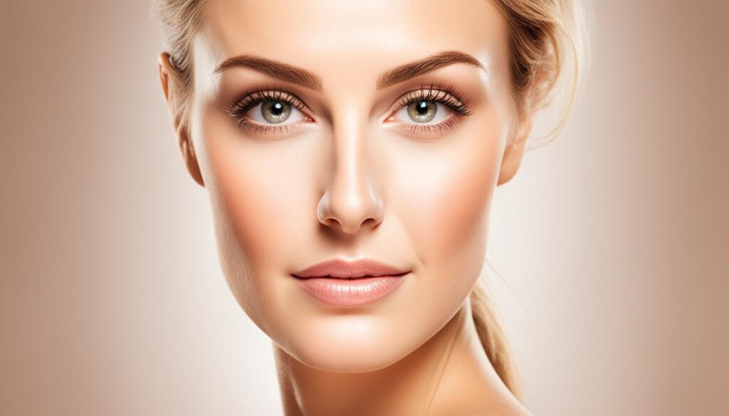 highlighter placement for a youthful glow